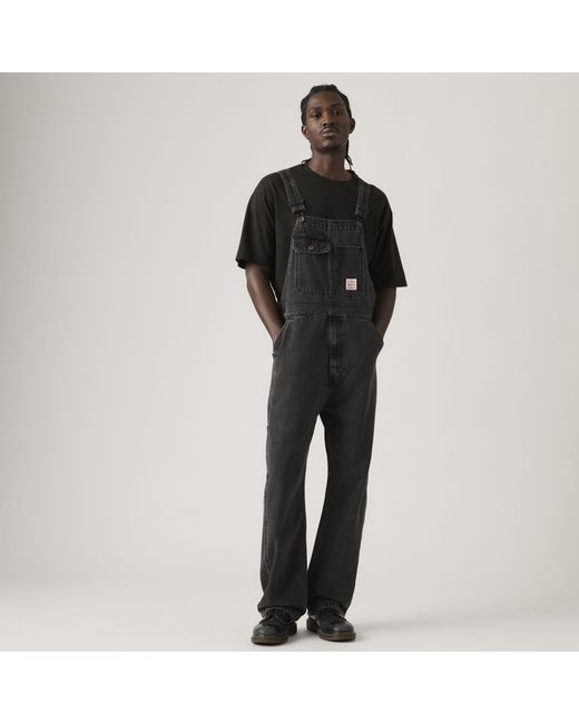Levi's Black Loose Overalls for men