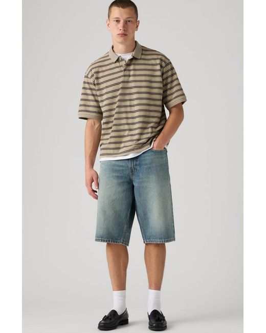 Levi's Blue 470 Baggy Shorts for men