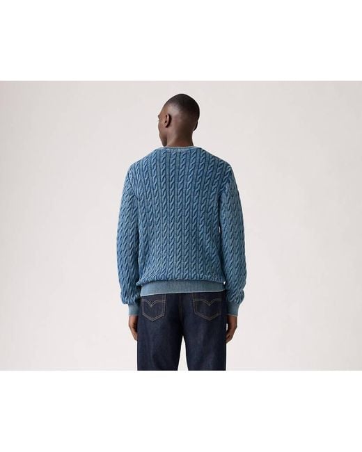 Suéter Con Cuello Redondo Presidio Levi's de hombre de color Blue