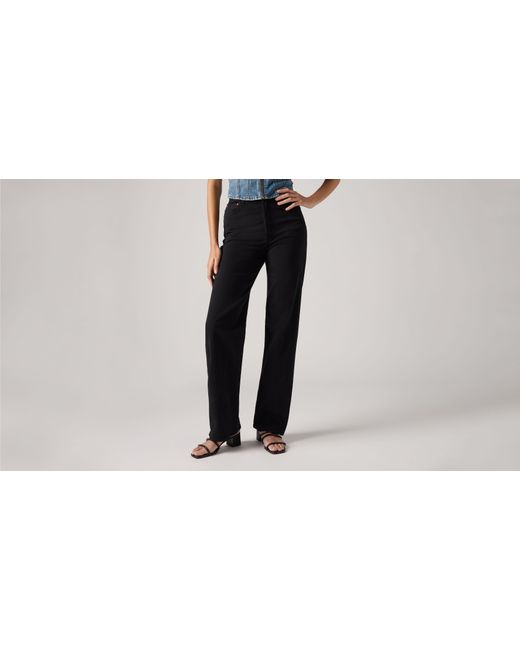 Levi's Black Ribcage Full Length Jeans