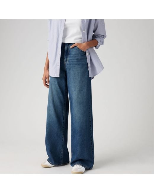 Levi's Blue Cinch Baggy Lightweight Jeans