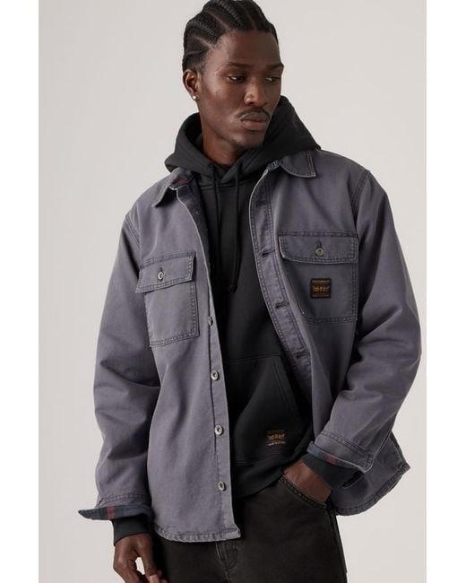 Levi's Gray Mission Overshirt for men
