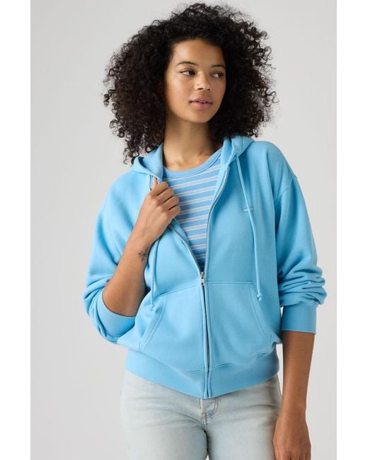 Levi's Blue Everyday Full Zip Hoodie
