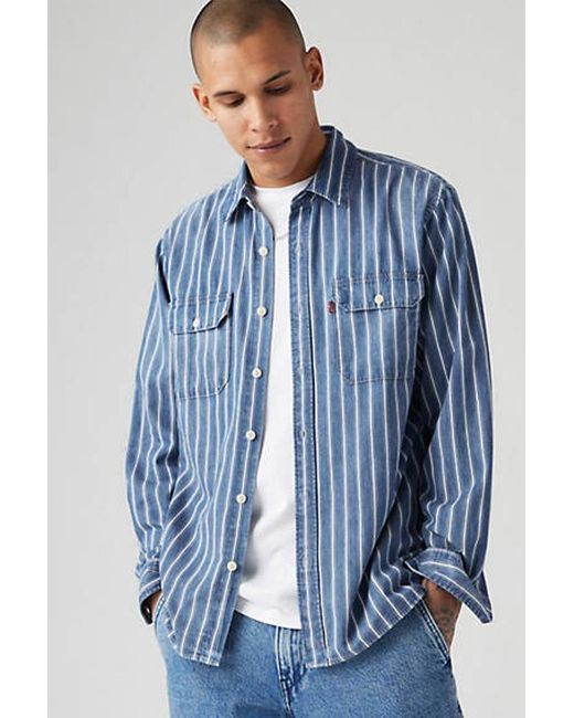 Levi's Blue Jackson Worker Overshirt for men