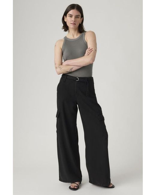 Levi's Blue Baggy Dad Lightweight Cargo Pants