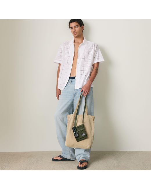 Levi's White Sunset Camp Lightweight Shirt for men