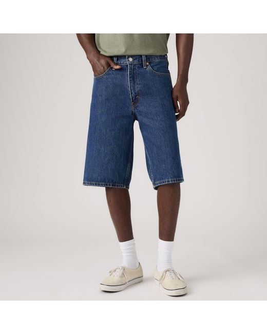 Levi's Blue 470 Baggy Shorts for men