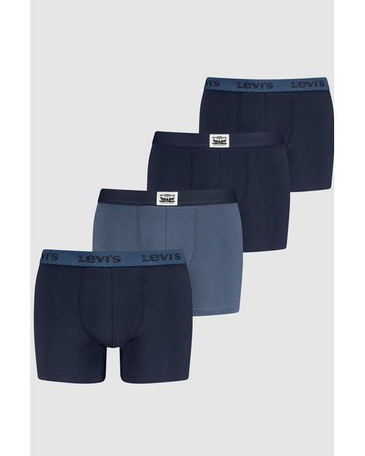 Levi's Blue Patch Boxer Brief 4 Pack for men