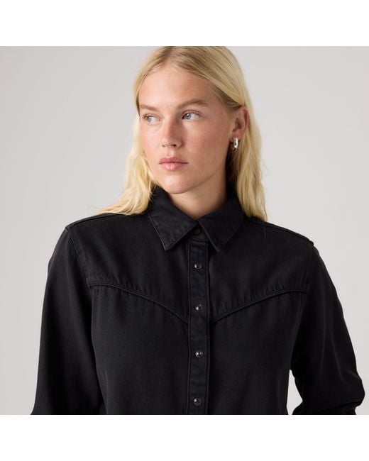 Levi's Logan Shacket in het Black