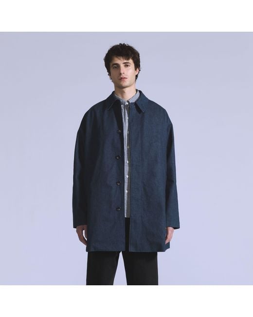 Levi's Blue Tab Denim Mac Coat for men