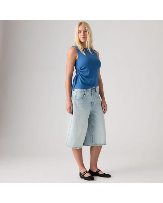 Levi's Blue Alila Asymmetrical Sleeveless Top