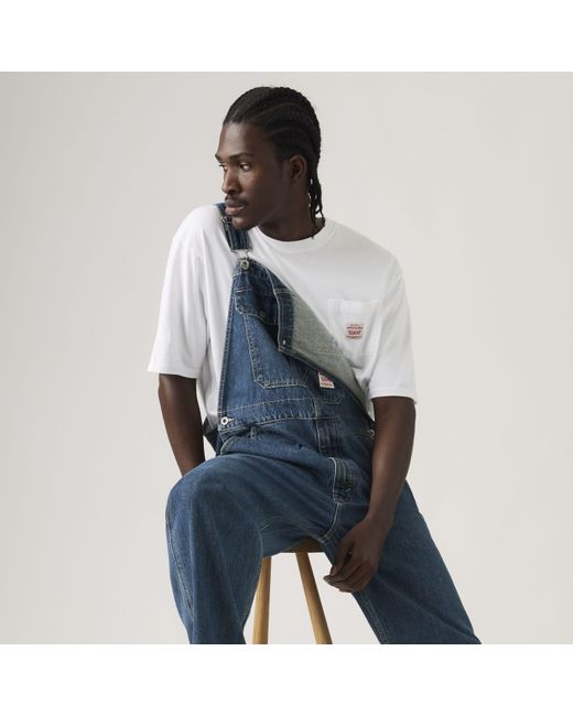 Levi's Blue Loose Overalls for men
