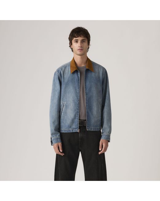 Chaqueta Con Cremallera Completa Mechanics Levi's de hombre de color Gray