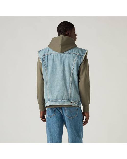 Chaleco Trucker Relajado Levi's de hombre de color Black