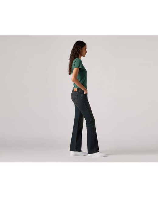 Levi's Superlow Bootcut Jeans in het Green