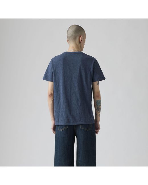Levi's Classic Pocket Tee in het Blue voor heren