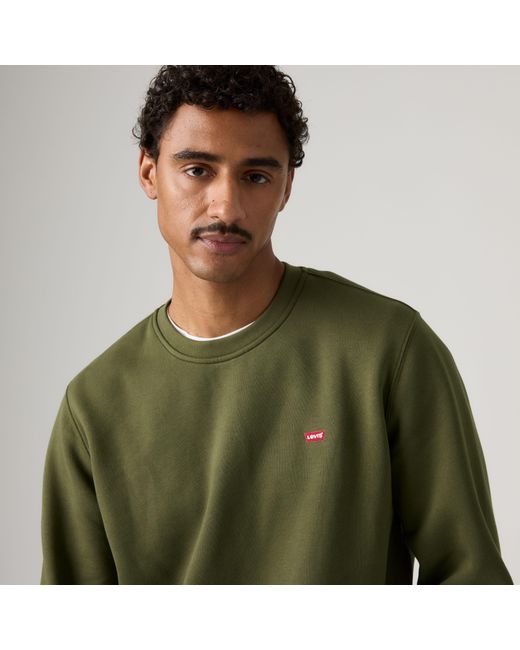 Levi's Green Crewneck Sweatshirt for men