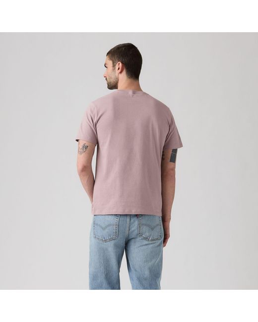 Levi's Classic Housemark Tee in het Purple voor heren