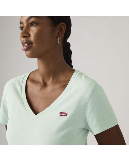 Levi's Blue Perfect V Neck Tee