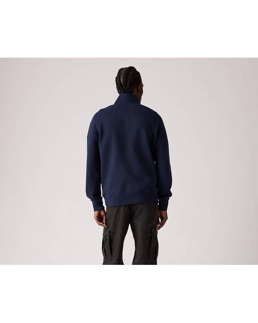 Levi's Original Housemark Kwartrits Trui in het Blue voor heren