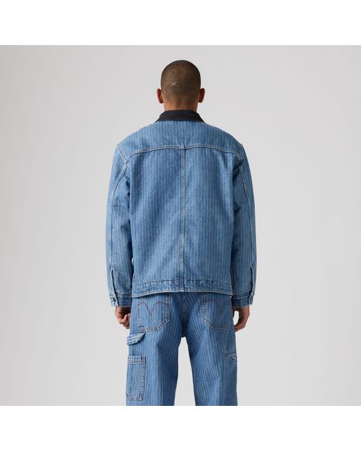 Levi's Munroe Trucker Jacket in het Blue voor heren