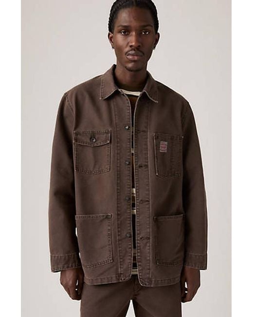 Levi's Brown Berkley Chore Coat for men