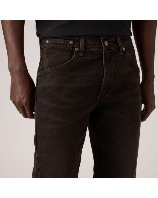 Levi's Black Twisted Slim Kick Flare Jeans for men