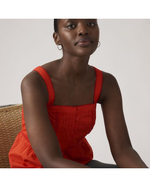 Levi's Red Mimi Blouse