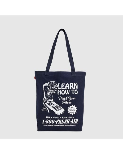 Levi's Black Graphic Tote