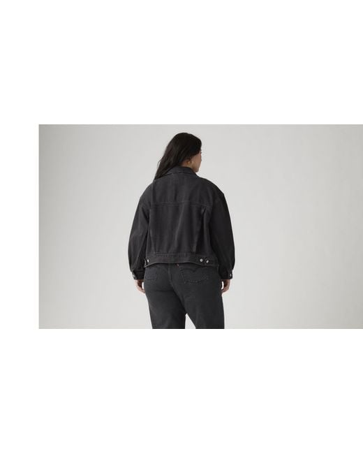 '90S Trucker Jacket (Plus Size) Levi's de color Black