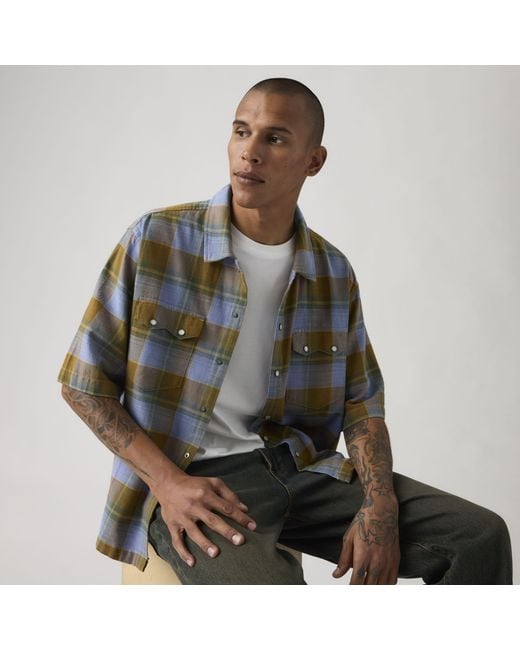 Levi's Multicolor Short Sleeve Boxy Western Lightweight Shirt for men