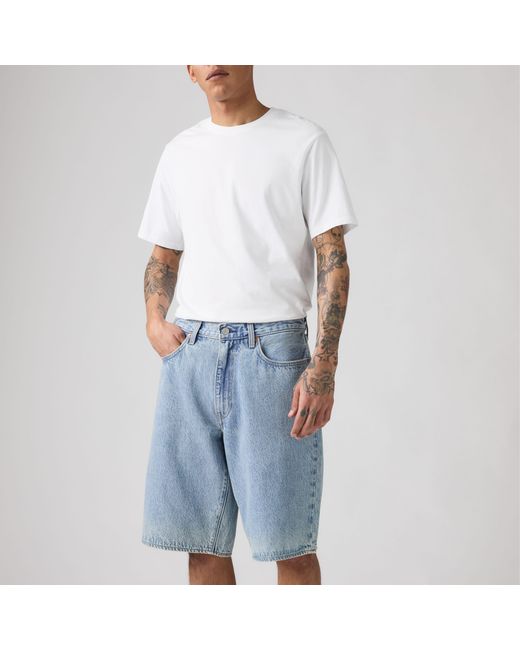 Levi's Blue 478 Baggy Shorts for men