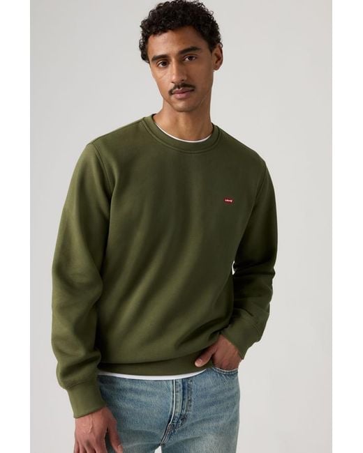 Levi's Green Crewneck Sweatshirt for men
