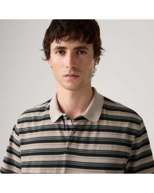 Levi's Gray Authentic Polo for men