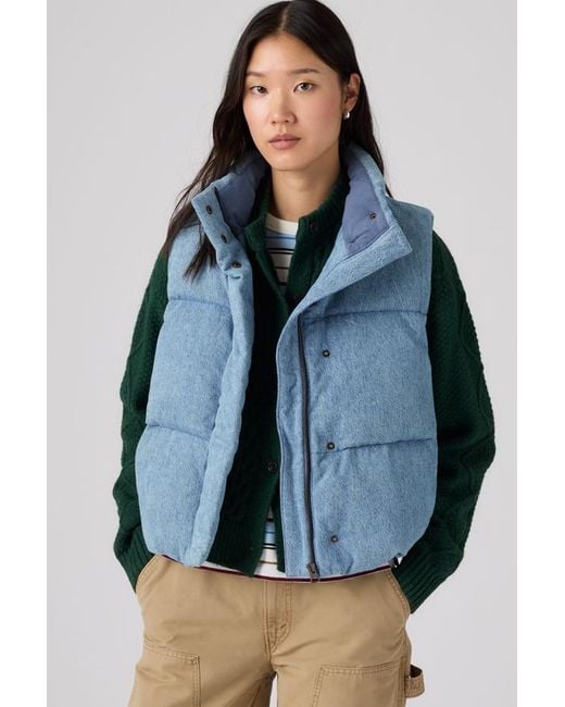 Tate Bubble Vest Levi's de color Blue