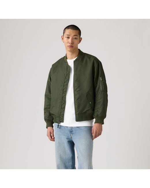 Cazadora Bómber Levi's de hombre de color Green