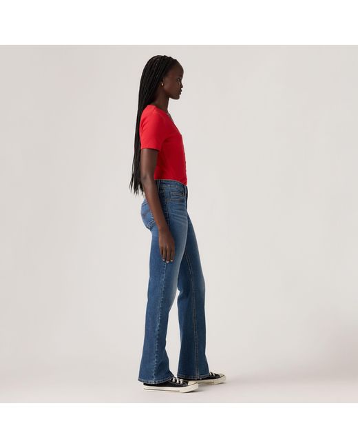 Levi's Superlow Bootcut Jeans in het Red
