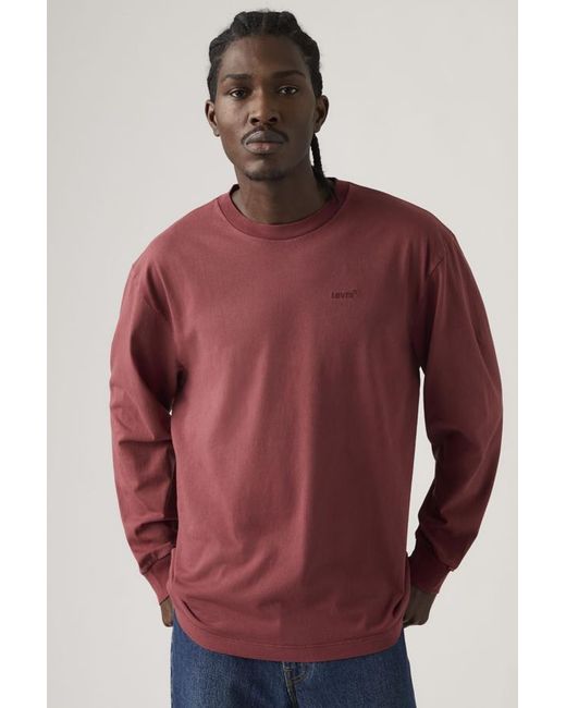 Camiseta De Manga Larga Authentic Levi's de hombre de color Red