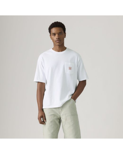 Workwear Tee White Levi's de hombre de color Black
