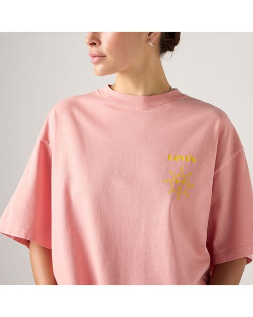 Graphic Short Stack Tee Levi's de color Red