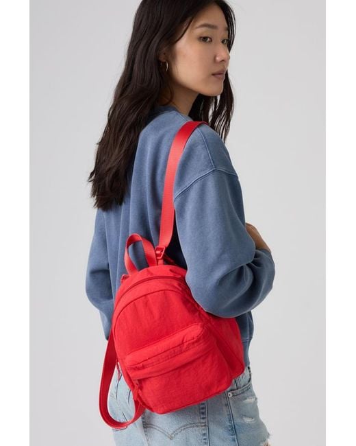 Levi's Red Mini Backpack for men
