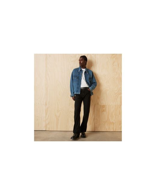 Levi's Black Lightweight Western Trucker Jacket for men
