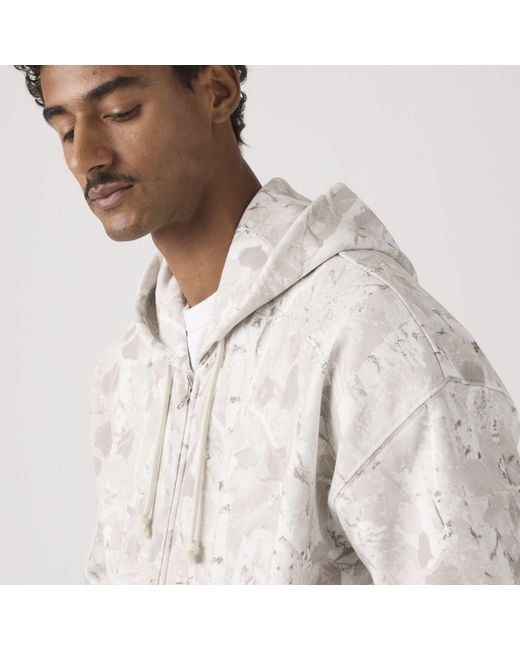 Levi's Natural Hayes Boxy Full Zip Sweatshirt for men