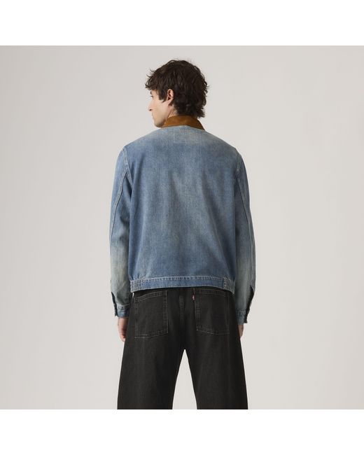 Chaqueta Con Cremallera Completa Mechanics Levi's de hombre de color Gray