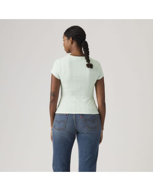 Levi's Dry Goods T Shirt in het Blue