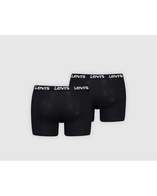 Levi's Basic Boxerslip Set Van 2 in het Black voor heren