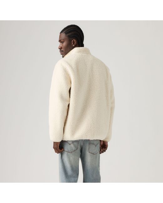Levi's Campo Sherpa Jacket in het Natural voor heren