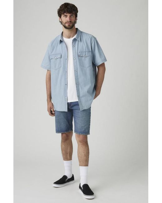 Levi's Blue 405 Standard Shorts for men