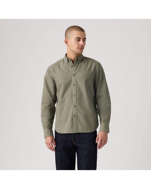 Levi's Authentic Overhemd Met Knopen in het Gray voor heren