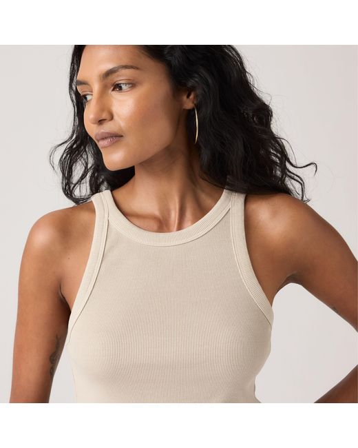 Levi's Blue Essential Racer Tank Top